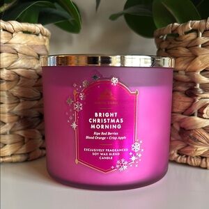 Bright Christmas Morning 3-Wick Bath & Body Works Candle